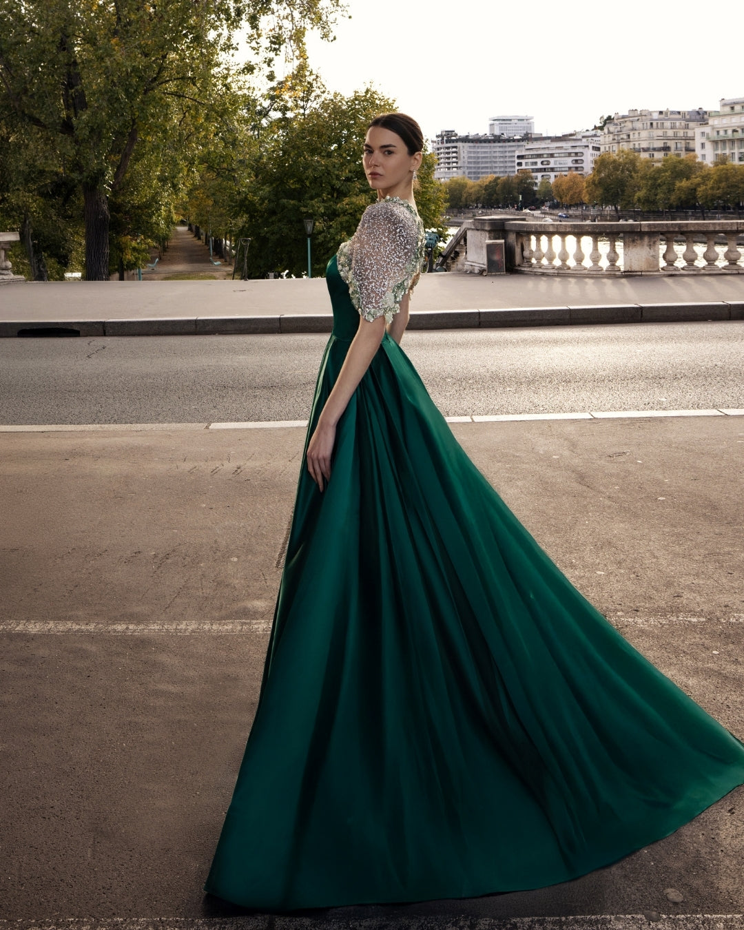 Émeraude Lumière Couture Gown