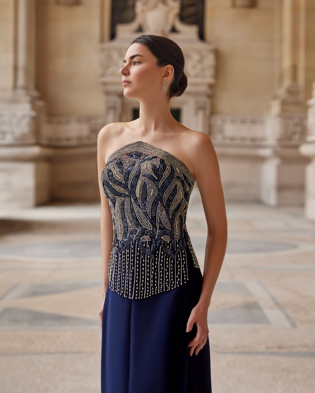 The Duchess Column Gown
