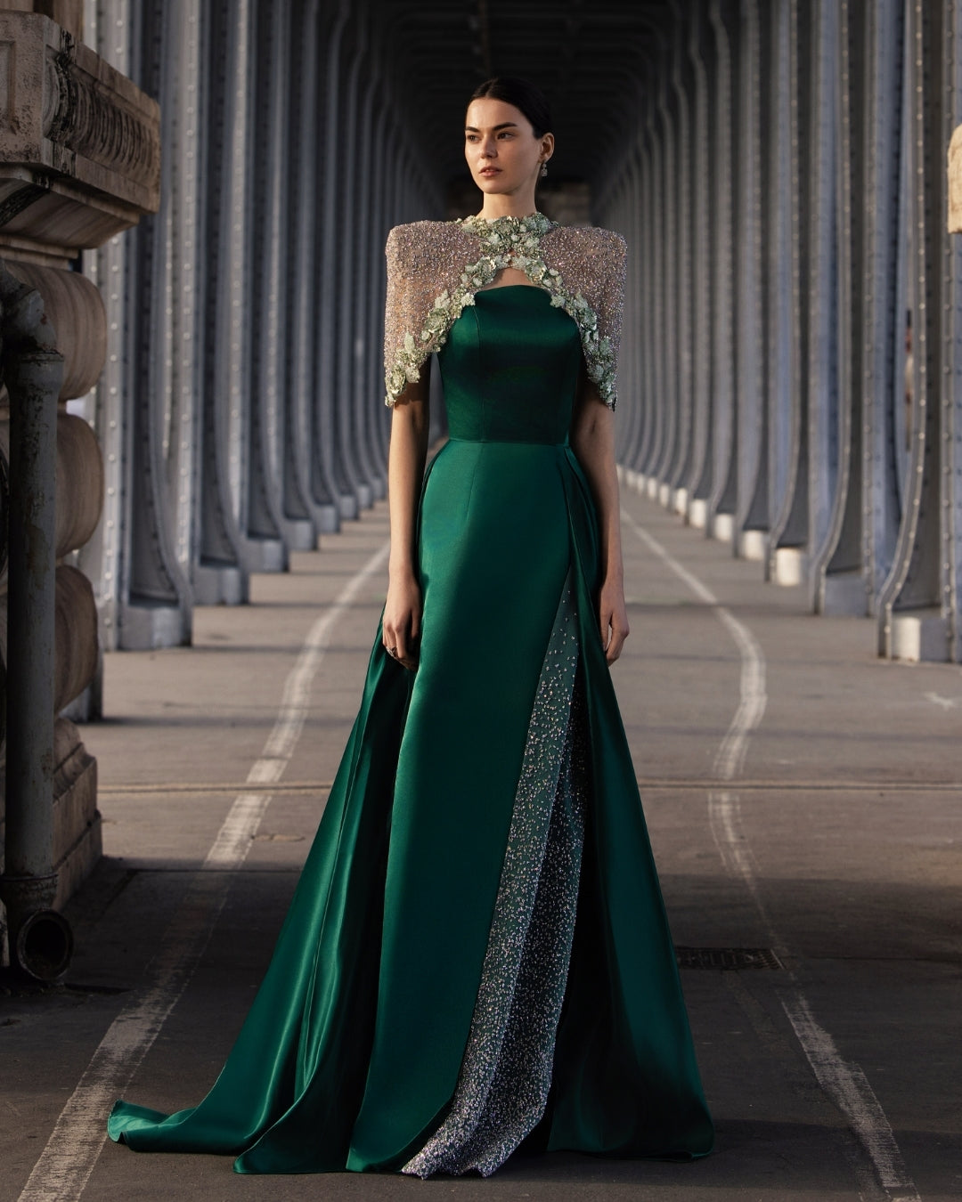 Émeraude Lumière Couture Gown